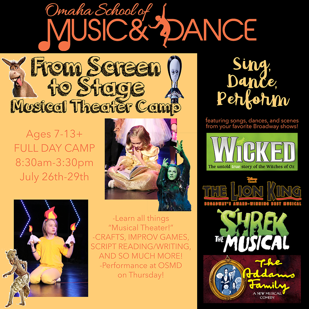 Musical Theater Summer Camp Omaha Ne Osmd